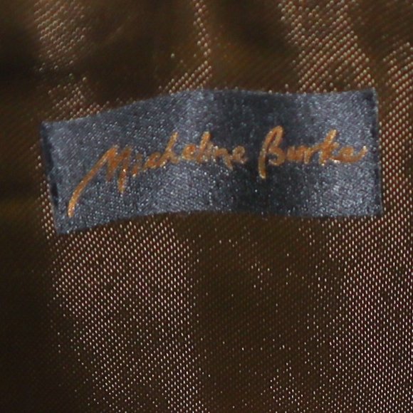 Micheline Burke Beaded Satin Purse - Picture 3 of 7